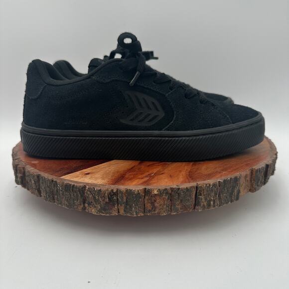 NWOT Cariuma Salvas Sneakers Black Suede Size 8 Womens Minimalist Mens 6.5 $119 - Picture 4 of 10